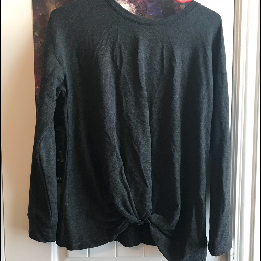 Target tied sweatshirt